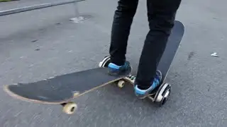 CREATIVE HOVERBOARD TRICKS AT THE SKATEPARK
