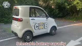 2500W motor mini electric vehicle 3 seats electric cabin scooter