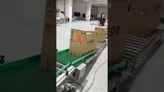 Unmanned packaging of heavy electrical items saves labor and is highly efficient! One person.