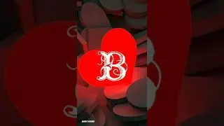 B letter animation video #shortvideo #viralvideo #trending