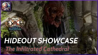 Path of Exile Hideout Showcase : The Infiltrated Cathedral (Exilecon 2023 base)
