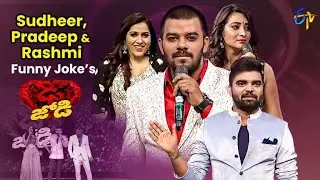 Sudigali Sudheer, Rashmi & Pradeep | Funny Jokes | Dhee Jodi | ETV Telugu