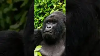 Mountain Gorilla in Rwanda #adventure #wildlife