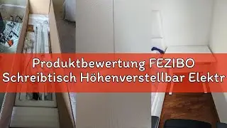 Produktbewertung FEZIBO Schreibtisch H&ouml;henverstellbar Elektrisch, 100 x 60 cm Computer Stehschreibti