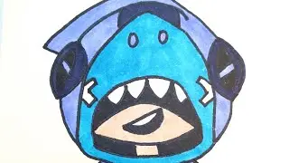 Leon skin Shark - Brawl Stars / Леон - Бравл Старс