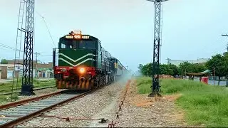 Khushhal Khan Khattak Express Wait For ZCU30 Coal Train, Departure Kot Addu Railway Toward Peshawar