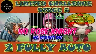 Barbarian Limited Challenge Stage 5 - Barbaric Journey (Auto Teams without Rose Knight) Part 5