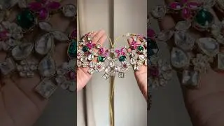 Meesho heavy jewellery haul,comment down for links 🔗