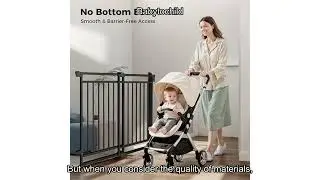 COMOMY Baby Gate Review: Say Goodbye to Tripping Hazards and Keep Your Little One Safe.