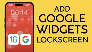 Как добавить виджеты Google на экран блокировки iOS 16 2022