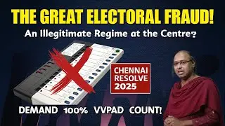 NO TO SIR! NO TO STOLEN MANDATE! Democracy at Stake | Chennai Resolution 2025