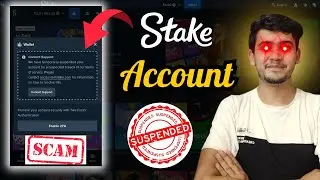 Stake Account Suspend Problem || Without Any Reason. #suspendedceiling #manojdey #gamblinggame
