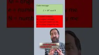 RSA encryption #xxsci #physics #math #learn
