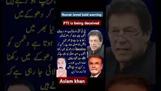 PTI Being Deceived? Nusrat Javed's Bold Warning!#nusratjaved #pti #imrankhan