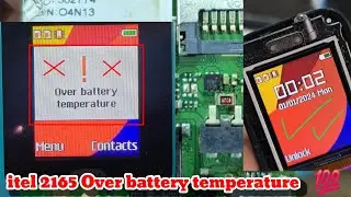 itel 2165 over battery temperature solution 💯 
