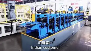 Successful Delivery to India Multi-Model Open Square Tube Roll Forming Machine