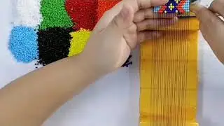 Making Traditional Beads Crossed Band (Pinakol) Part 1
