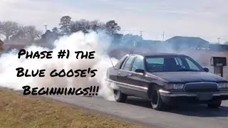 Trifive chevy 57 chevy lt1 caprice frame floors conversion and smoking tires test Tucks rods