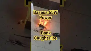 Baseus 65W 30000mAh Power Bank on Fire #powerbank