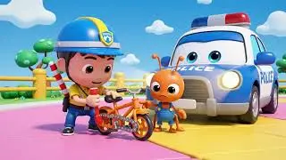 Police Car Song for Toddlers | The Wheels on the Police Car