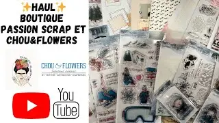✨️Scrapbooking ✨️ :  🛍 Haul 🛍 @boutiquepassionscrap8989 @chouflowers3608 🩵🩷💚 #haul #scrapbooking ✨️