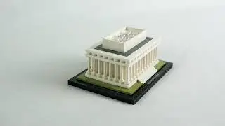 LEGO 21022 - Lincoln Memorial - Timelapse