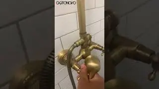 Gotonovo 8-inch antique brass exposed shower system-Great purchase and worth every penny