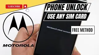How to unlock Motorola Tracfone