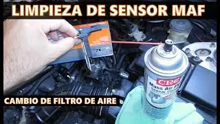 Limpieza de sensor maf y cambio de filtro de aire Honda Accord 2003 -07
