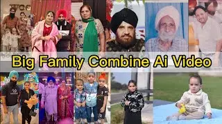 Big Family Combine Ai Video| Chhota Mehmaan @preet_ai_studio #ai 