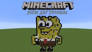 Minecraft Pixel Art Tutorial: Spongebob Squarepants