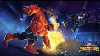 MCOC: Red Hulk Power Show Avengers End Games War