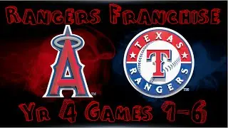 MLB 15 The Show Texas Rangers Franchise Yr 4 - gms 1-6 vs Los Angeles Angels