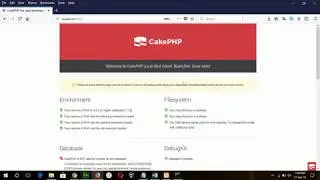 Install CakePHP 3.5 in XAMPP server