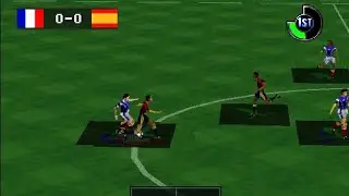 Soccer CPU Game: France vs. Germany | International Superstar Soccer 64 (N64)
