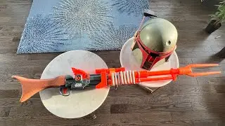 Nerf Mandalorian Amban Pulse rifle ammo rail mod #nerf #starwars