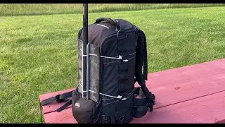 OldGuyDIY $17 DIY Backpack GoPro 360 Camera Monopod Monopole Selfie Stick Holder Clip On Off Stable