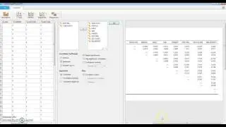 Correlation  Matrix in JASP