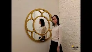 Круглое зеркало колесница