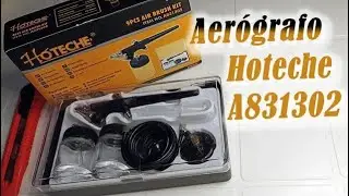 UNBOXING Aer&oacute;grafo de succi&oacute;n Hoteche A831302