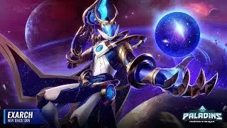 Exarch Jenos New Skin Ranked Gameplay - Paladins