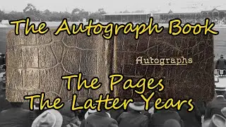 The Cricket Autograph Book The  Latter Years Cowdrey Flavel Chappells Waugh Warne & AFL  Footballers