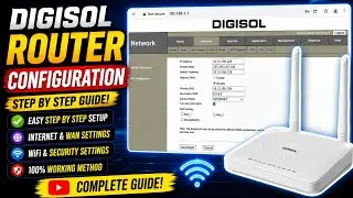 Digisol wifi Router Configuration || Digisol Router Configuration Step by Step @DIGISOL