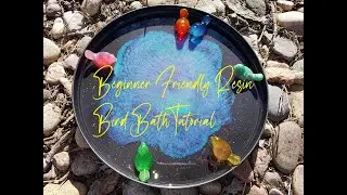 Beginner Friendly Resin Bird Bath Tutorial #diy #letsresin #epoxyresin