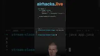 Когда срабатывает Stream.onClose? #java #shorts #coding #airhacks