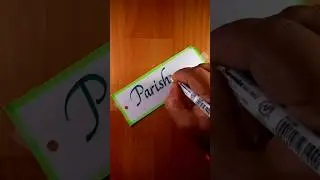 Calligraphy of Parishmita ❤️ | #shorts