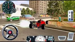 F1 Car Drive On City Streets - Driving School Simulator #1 - Android Gameplay