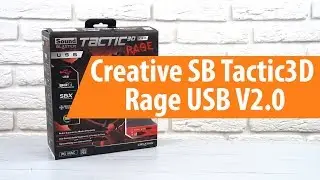Распаковка Creative SB Tactic3D Rage USB V2.0 / Unboxing Creative SB Tactic3D Rage USB V2.0