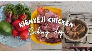 How to Cook Traditional Kienyeji Chicken| silent vlog