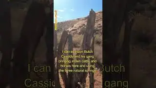 Is this Butch Cassidy's hideout in Robbers Roost?
